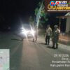Jaga Situasi Kamtibmas Tetap Kondusif, Polsek Bebandem Gelar Blue Light Patrol hingga Dini Hari