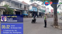 Utamakan Keselamatan Kalangan Pelajar, Anggota Lantas Polres Karangasem Laksanakan PH Pagi di Depan MAN Amlapura