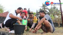 Dukung Program Green Policing, Polres Karangasem Gelar Aksi Bersih-Bersih Pantai dan Tanam Pohon di Pesisir Yeh Kali