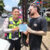 Bukan pada Warga Lokal Saja Satgas III Gakum Juga Berikan Penindakan kepada WNA, di Kawasan Wisata Ameddalam saat Gelar Ops Patuh Agung 2026