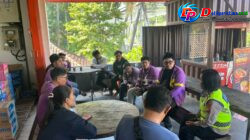 Polantas Menyapa, Kasat Lantas Polres Karangasem Undang Komunitas Ojol Berikan Pesan Edukatif Keselamatan dalam Berlalulintas 