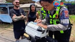 Gelar Operasi Patuh Agung 2026, Sat Lantas Polres Karangasem Tindak Tegas WNA Pelanggar Lalulintas di Kawasan Kec. Abang