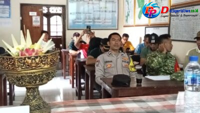Bhabinkamtibmas Talibeng Hadiri dan Kawal, Musyawarah Desa Pembahasan RKP Desa 2027 dan Perubahan APBDesa 2026