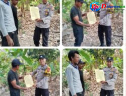 Polsek BP Peliung polres Oku Timur Melaksanakan kegiatan Sosialisasi Terkait Karhutla Kepada Masyarakat