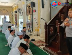 Jumat Keliling di Masjid Agung Idi, Kapolres Aceh Timur Ajak Masyarakat Jadi Pelopor Keselamatan Berlalu Lintas