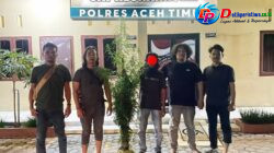Polres Aceh Timur Berhasil Ungkap Kebun Ganja di Peureulak