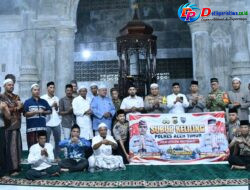 Subuh Keliling di Idi Tunong, Kapolres Aceh Timur Ajak Warga Bersama Jaga Kamtibmas