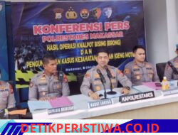 Tawuran Geng Motor di Makassar Berujung Maut, 19 Remaja Diamankan
