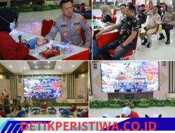 Peringati HUT Humas Polri ke-75, Bidhumas Polda Sulsel Gelar Donor Darah Bersama Media, Kumpulkan 1.094 Kantong