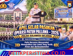 Kapolda Sulsel Pimpin Operasi Patuh Pallawa 2026, Kedepankan Edukasi Humanis