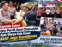 Kapolda Sulsel Ajak Warga Gowa Aktif Jaga Kamtibmas, Ingatkan Miras hingga Penipuan Digital