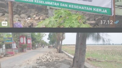 DESA LONINGADA APA DENGAN PUPR KABUPATEN PEMALANG? DIDUGA ADA PEMBIARAN PADA PROYEK JALAN TEGALMLATI – LONING SENILAI 5,4 MILIAR