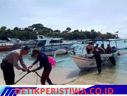 Bentuk Perhatian Satuan Polairud Polres Karangasem, Bantu Melepas Ikan Hasil Tangkapan Nelayan