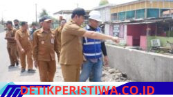 Bupati Subandi Sidak Betonisasi Jalan Gedangan–Betro, Progres Tertinggal Hampir 10 Persen, Target Selesai Desember 2026