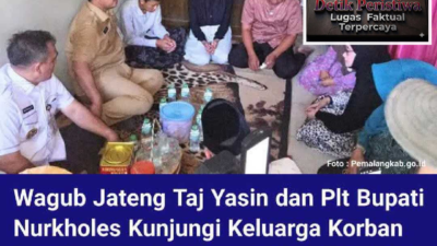 Wagub Jateng Gus Yasin Kunjungi Keluarga Korban Dugaan Perundungan di SDN 1 Kebondalem Pemalang